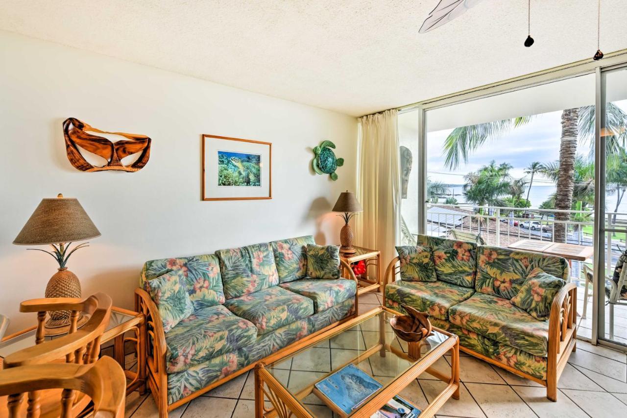 Condo With Private Lanai, Ocean View And On-Site Pool! Kihei Exterior photo